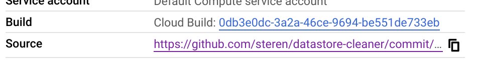 The  http://cloud.run  user interface now displays link to the build information of the deployed container, as well as the repo and commit used to build it (if you are using a Cloud Build Trigger)
