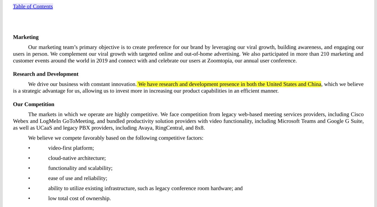 Ruanshi Software (Suzhou) Ltd.American Cloud Video Software Technology Co., LtdSHALL I KEEP GOING?No really shall I keep going because some of us know what we are tweeting about  https://investors.zoom.us/static-files/09a01665-5f33-4007-8e90-de02219886aa