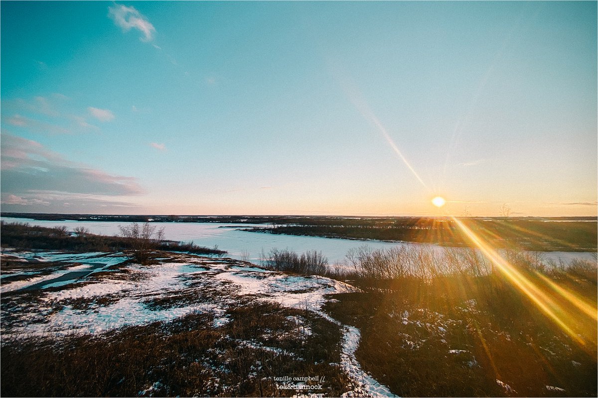 "She asks how many boyfriends Mama had. I tell her 'thousands' and her laughter echoes over the Prairie." - <a href="/sweetmoonphoto/">tenille k campbell</a> at the tea&amp;bannock blog on parenting in social-isolation and getting thru. // bit.ly/3aJ6KLV