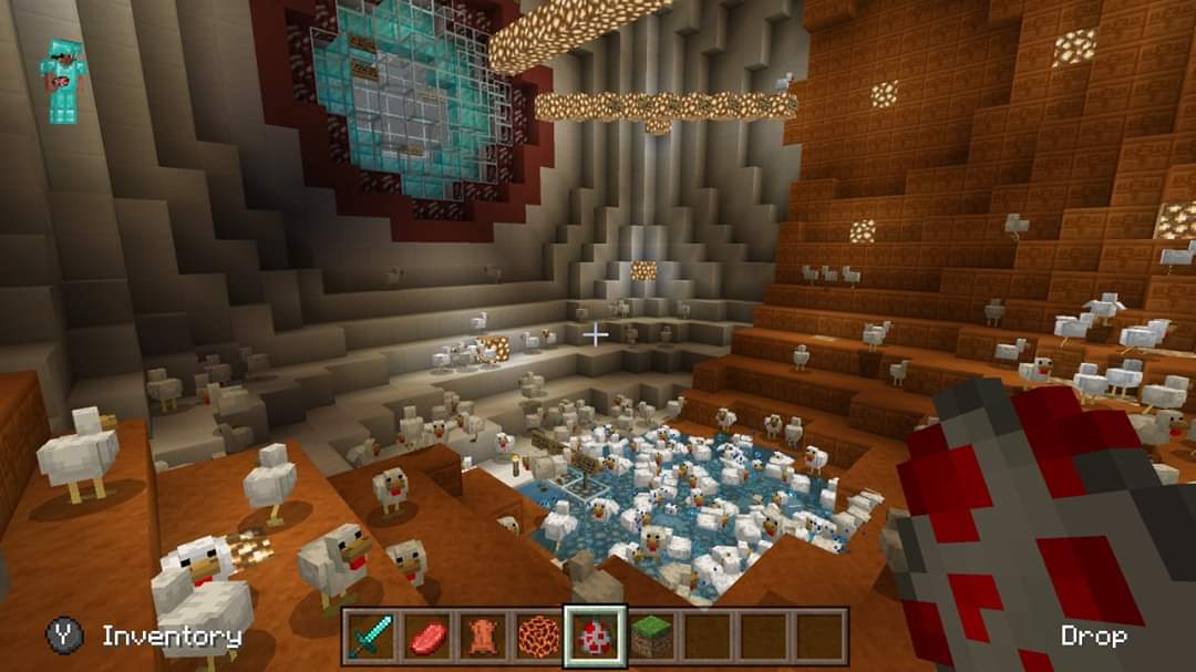 5yo: THERE'S CHICKENS IN THE HUMAN EYE!!! Still don't think he's using these educational  #Minecraft packs right... 