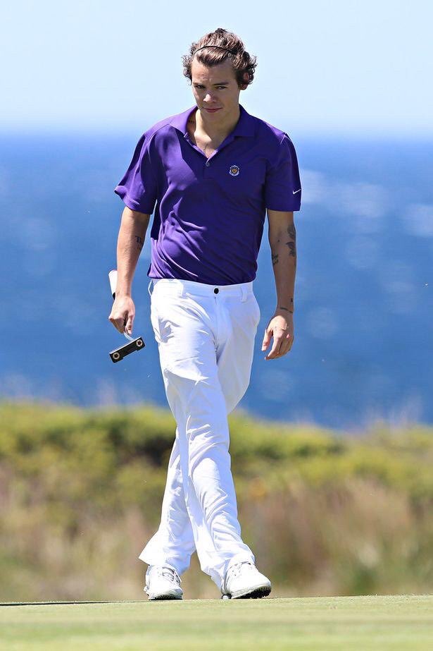 paynosa's tweet photo. vcs conseguem imaginar o harry jogando golfe hoje em dia???????? as vezes eu sinto que essas fotos foram um sonho coletivo https://t.co/dXdI2jgEYu