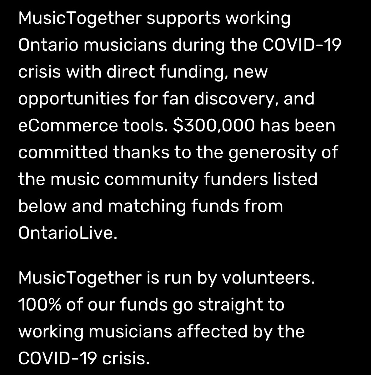 shharine's tweet photo. If you are a music artist in Ontario (calling all Black/Black LGBTQ+ folks), consider submitting an application to Music Together! https://t.co/0dQUdHWZAw https://t.co/JczIgEipM0