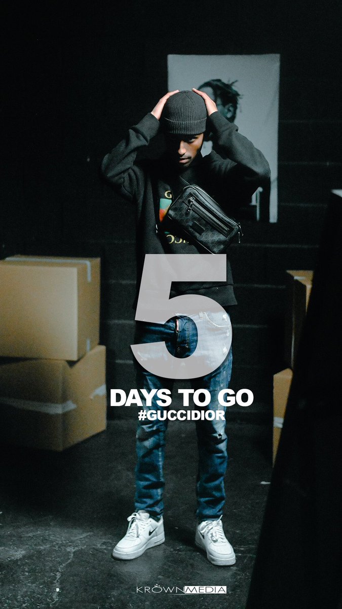 krownmediauk's tweet photo. 5 Days Until We Drop “Suso - Gucci Dior” stay tuned! #GucciDior @suso_fw https://t.co/LswKqXG2zi