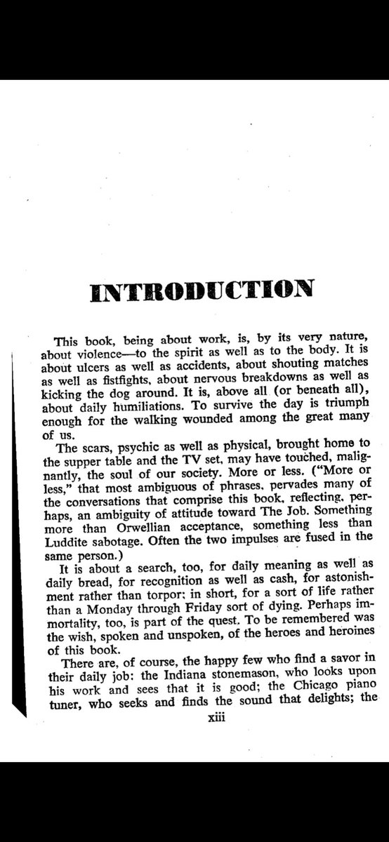 BrendanCormier's tweet photo. Has a greater opening paragraph to a book about work ever been written? https://t.co/rBFcJtFnp8
