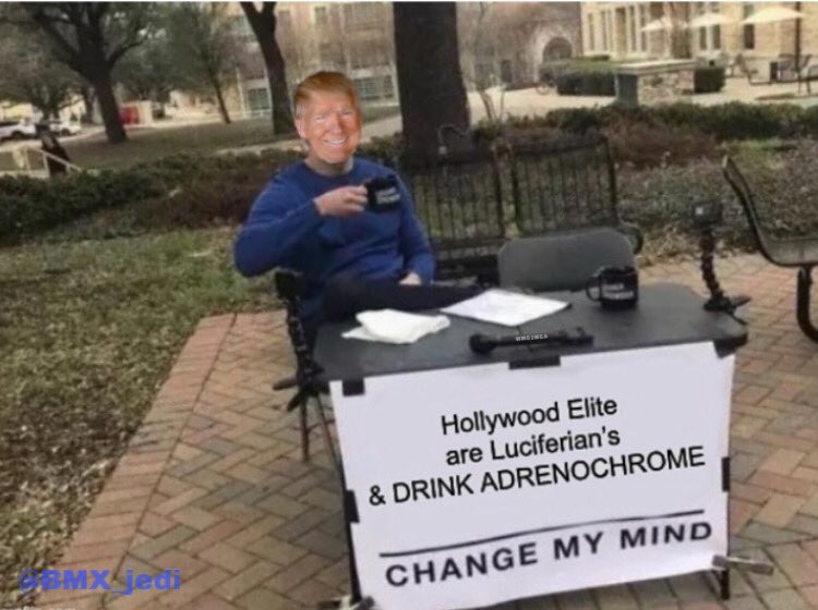 BMXJEDI's tweet photo. #ChangeMyMind #Adrenochrome #ThesePeopleAreSick #ComfortAndMercy #DarkToLight #SaveTheChildren https://t.co/2rhD1hrqGb