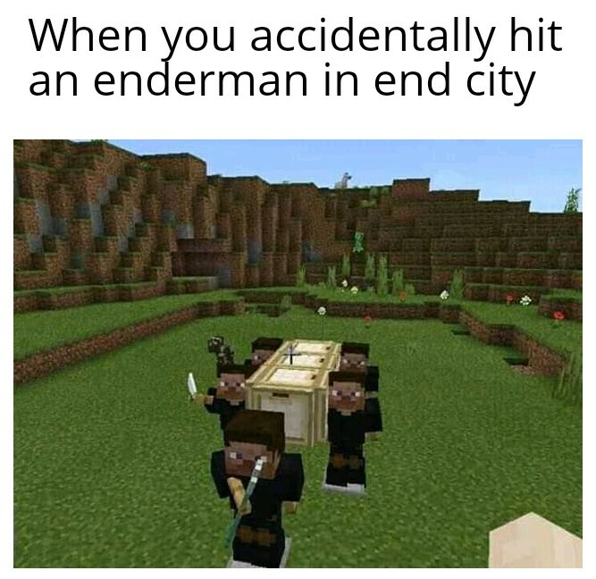 would you enjoy an end update?? - #minecraft #minecraftmemes #memesdaily