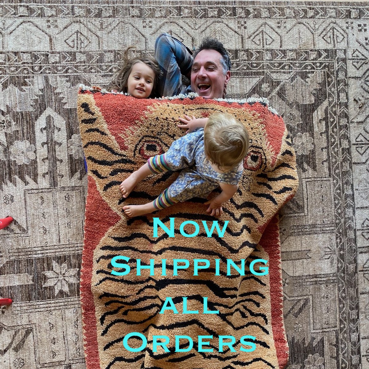NomadRugs's tweet photo. Staying Safe! THANK you for supporting Small Business! We are shipping your online orders. #nomadrugs #noevalley #sanfrancisco #california #handknottedrugs #naturaldye #handspunwool #StayingSafe https://t.co/ROrbfExtbH