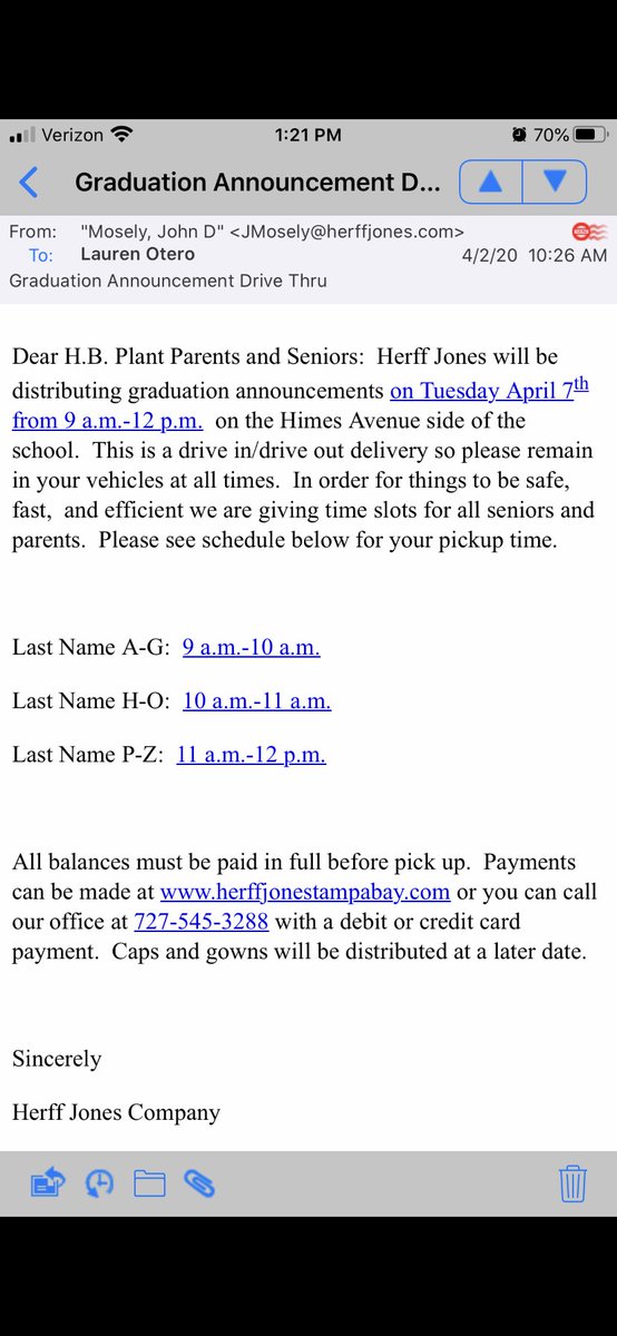 Attention Plant Seniors...