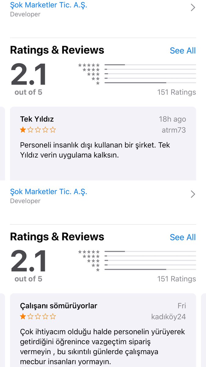 Şoktan insanlık şoku #SokMarketBoykot