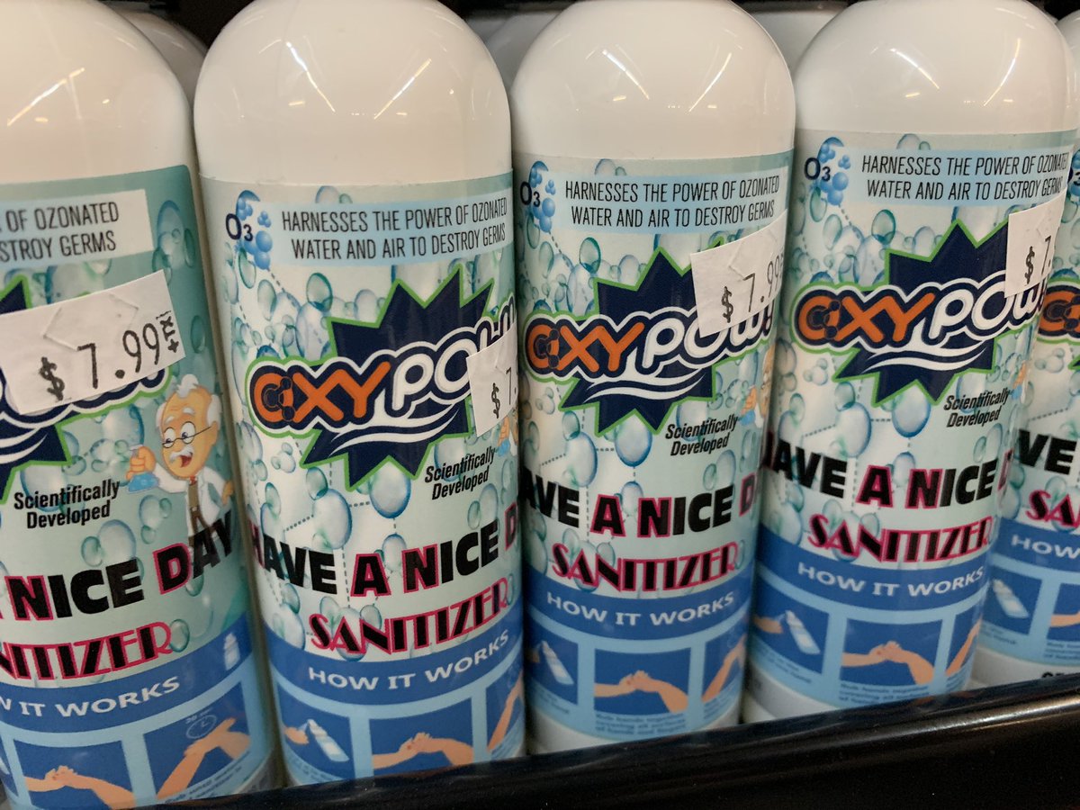 BTMhockey's tweet photo. @Oxypow hand sanitizer kills bacteria and germs. In stock for online or curbside pickup at BTM Scottsdale. https://t.co/RqwjEzHmMP