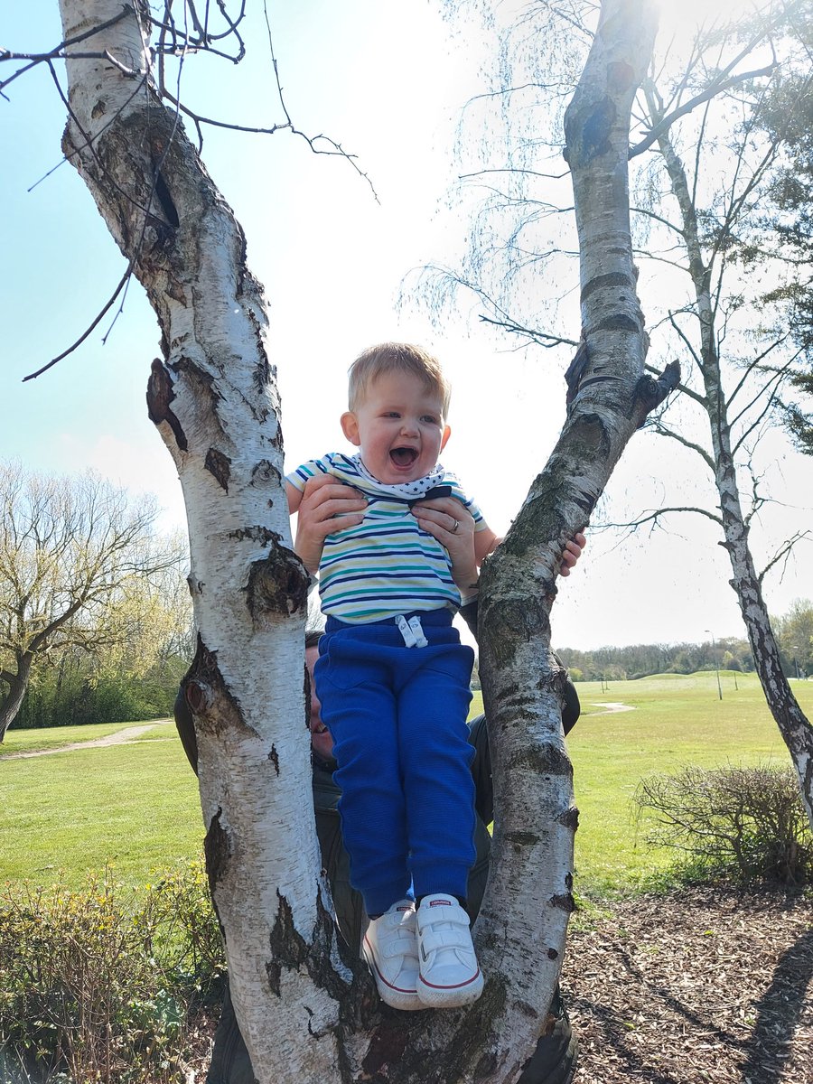 Smiles at the park with my favourite boys 💙