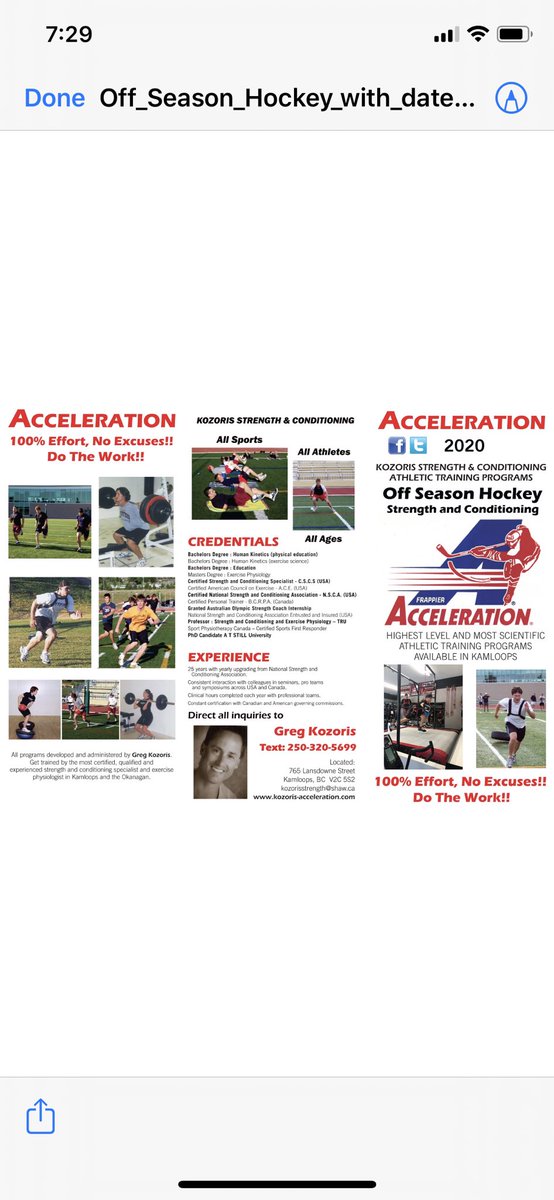 KozAcceleration's tweet photo. Acceleration-Kozoris Strength+Conditioning -Hockey Off Season 2020 starts April 6,7,8,or 9 -pick 1 (615pm)- program manual pick up at Acceleration 765 Lansdowne.  Zoom and Google classroom for instruction - yet you can start at any time April-Sept. COVID19 guidelines adhered to. https://t.co/hET956ttrZ
