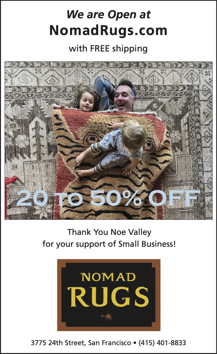 NomadRugs's tweet photo. Open in Noe Valley by internet order! FREE Shipping every Monday direct to you. And 20% to 50% OFF storewide!
#nomadrugs #noevalley #sanfrancisco #california #handknottedrugs #naturaldye #handspunwool #opennoevalley #StayingSafe https://t.co/FhCj9RoKco