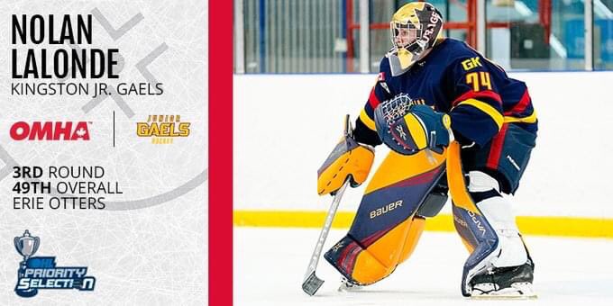 BayridgeSS_LDSB's tweet photo. A huge congratulations to Blazer Nolan Lalonde who’s been drafted to the OHL by the Erie Otters!  Way to go, Nolan! #YouROCK #proud https://t.co/G6sxDRmmGq