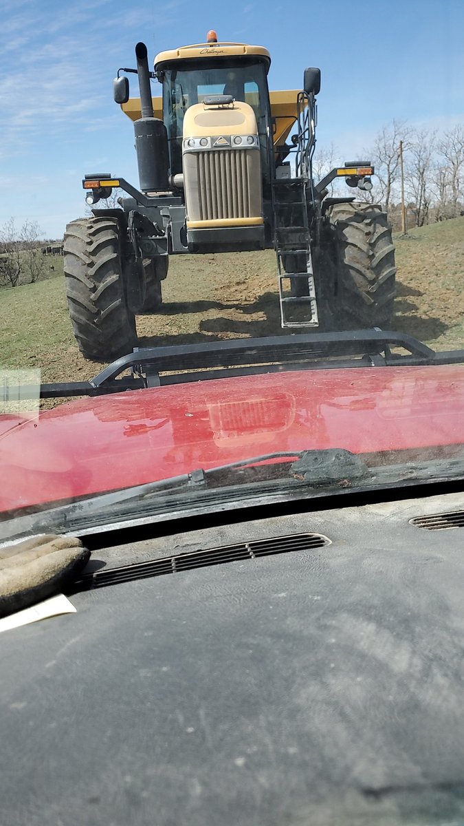 Today we deliver lunch to the pasture so the fertilizer can be spread! Fertilizer provides nutrients to the plants, which provides nutrients to the livestock. Understanding ecosystem dynamics is important in production agriculture.