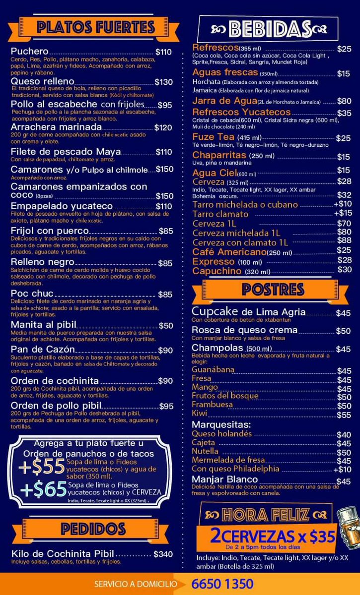 PortonMaya's tweet photo. Todo nuestro menú en la puerta de tu casa.
#pideadomicilio #QuedateEnCasa #comidaparallevar #laportales #delvalle #cdmx https://t.co/N9jHQDgm3Y