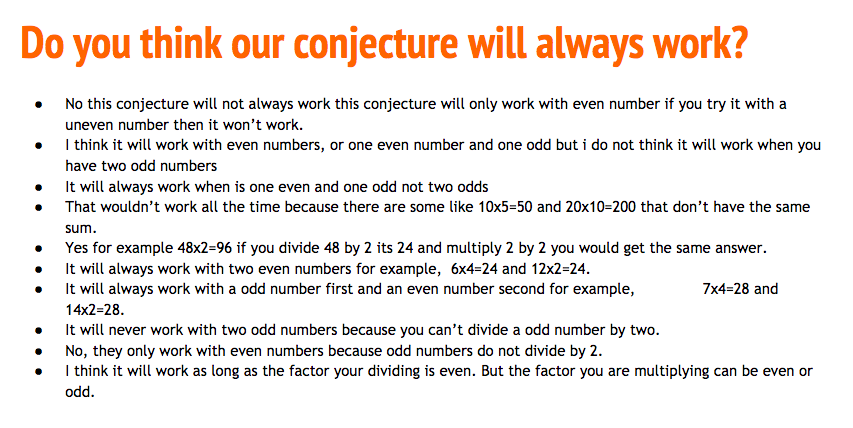 msirois7's tweet photo. Finally had some time to look at my Ss math from this week. Gosh, I'm feeling so full. 

I just LOVE seeing their continued thinking. Let us remember in this time that kids are resilient and eager to learn and express ideas. Can't wait to continue the conjecture convo this week! https://t.co/6rJ01qz1Hg