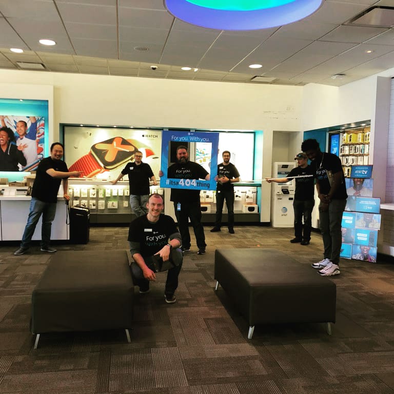 skalsky1414's tweet photo. ATT Cumming and Steeplechase coming together for #itsa404thing and #4youwithyou we are here for each other and the community having a great time! @gsc_unitedforce @marvymoore @DuncNation1 https://t.co/S6T8jguoCb
