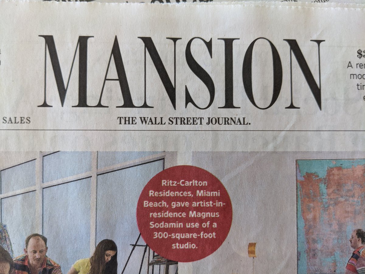 So we were accidently delivered a copy of the  @WSJ yesterday instead of our much more modest  @dailycamera.Apparently  @WSJ includes and "Mansion" section. That's right, folks. Today, we're going to learn about the problems of the 0.1% during  #COVID19.