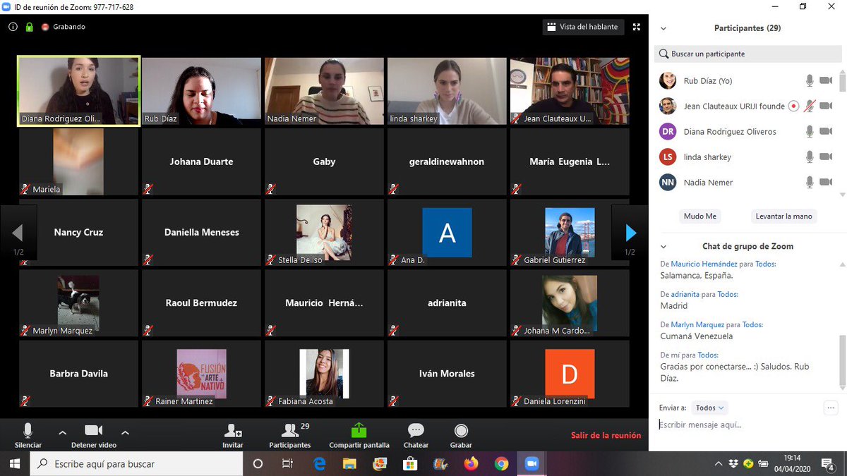 “mesa redonda” <a href="/funtravelven/">Diana Ro</a> <a href="/emigrayemprende/">EMIGRAR Y EMPRENDER®</a>  <a href="/_nadianemer_/">Nadia Nemer</a> <a href="/jeanclauteaux/">Jean Clauteaux</a> #eventos #event #evento #mentoringevents 
#beUrijinal #WeOnlyHaveToday #StayAtHome #SaturdayMotivation