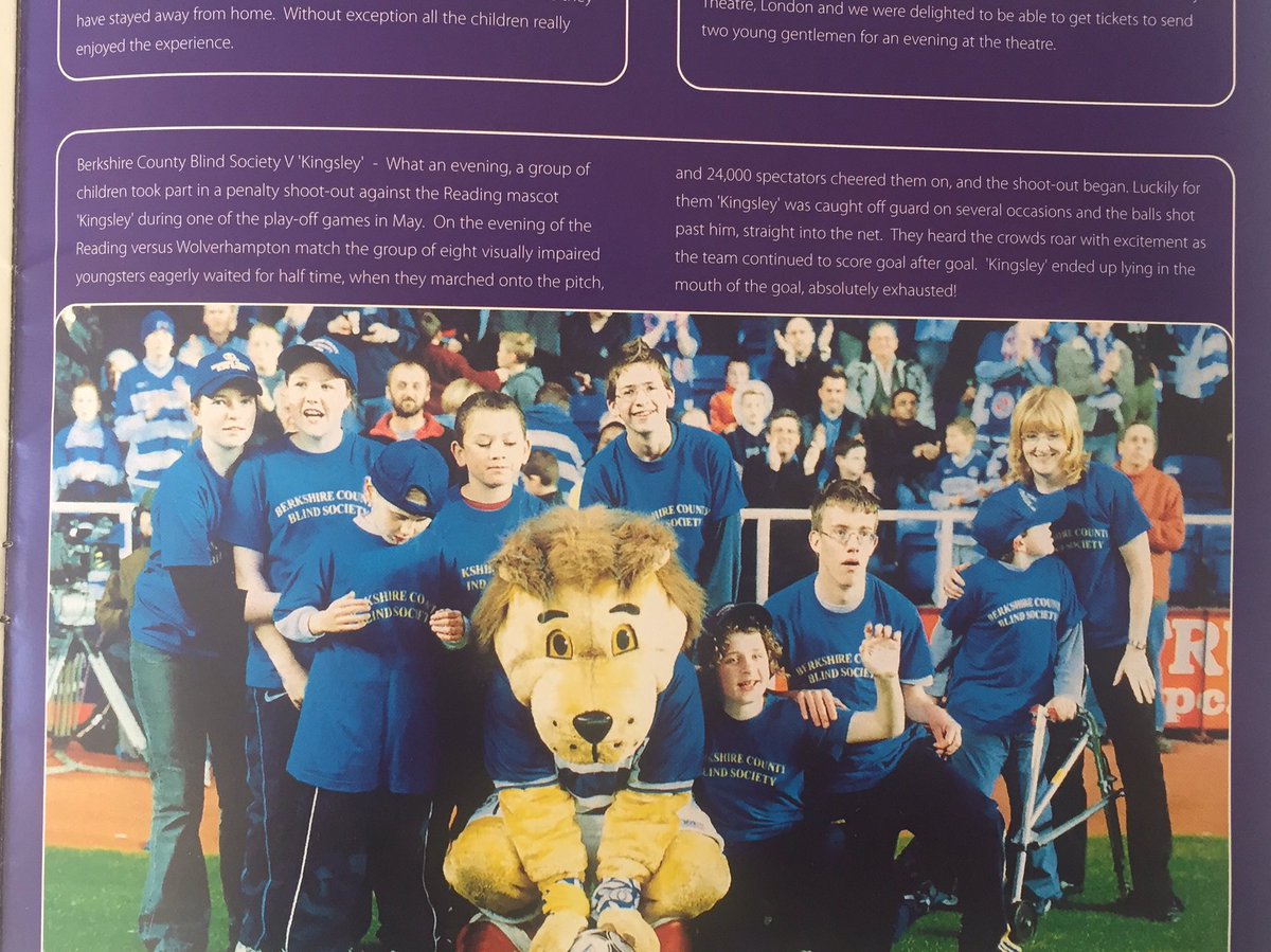 special_with's tweet photo. Celebrating 25 years of our amazing charity! One day, one photo ! Back to 2003 at Reading FC https://t.co/x14Q286Zt2