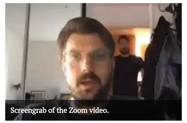 Mokshaajain's tweet photo. Clone or Twin? Man 'Walks in' on Himself in Zoom Video Meeting and Netizens are Puzzled
Zoom has become one of the most widely used video conferencing apps during the ongoing curfew and lockdown imposed by several countries to arrest the spread of novel coronavirus. https://t.co/G8fk2Kb3Xw