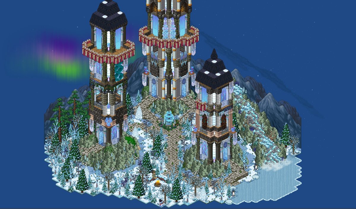 BarneRooms's tweet photo. Azgeda Towers [Ice Kingdom]🧊🧊❄️❄️

#habboretroserver #habbobuilder https://t.co/wFSbPhrKk1