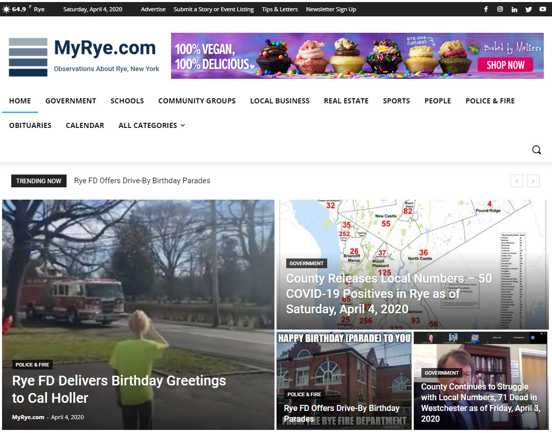 Everybody wish Cal a happy birthday - Rye FD just gave him a drive by birthday and we just made Cal our lead story. Happy birthday Cal! <a href="/HaveDollar/">Dave</a> <a href="/Local2029/">Rye Firefighters 🇺🇸</a>