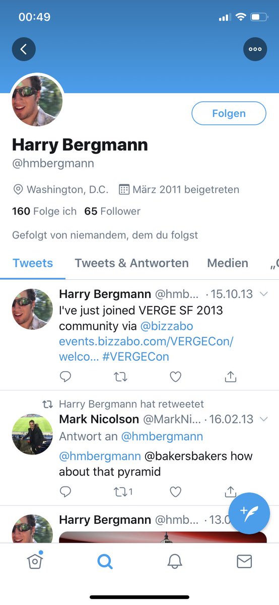 DMB. seit kurzem wimmelt es vor harry bergmanns auf twitter....