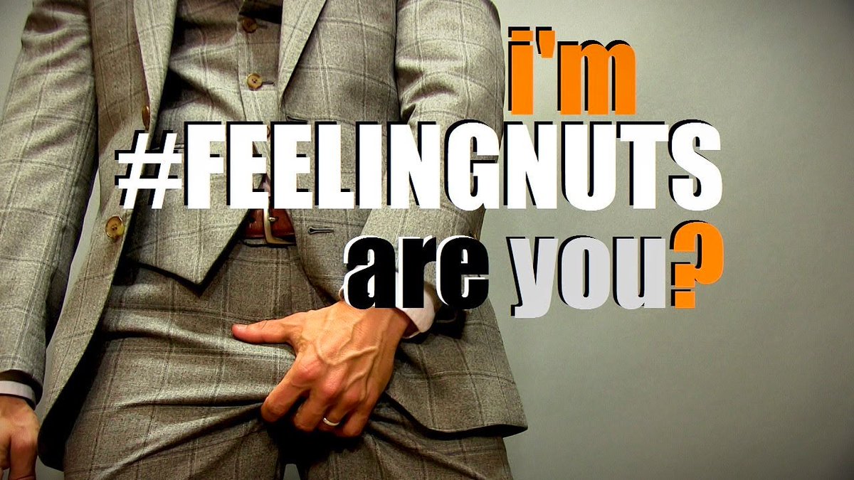 YAcomodo's tweet photo. Hace unos años, campaña contra el cáncer testicular #FeelingNuts https://t.co/yeOEFdbK0l