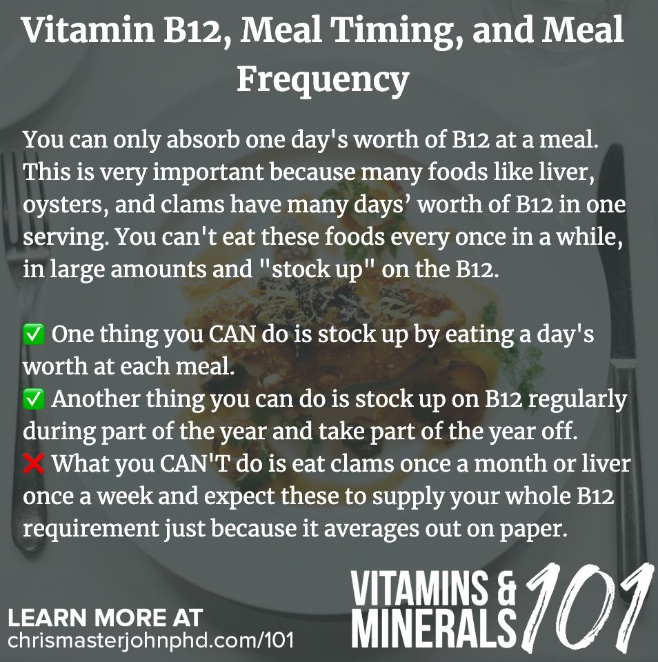 ChrisMasterjohn's tweet image. If you want to get the full-length Vitamins and Minerals 101 lessons delivered to your inbox or Facebook messenger once a day for 30 days, or if you want all the lessons in one place or to order the book, sign up for free at chrismasterjohnphd.com/101!