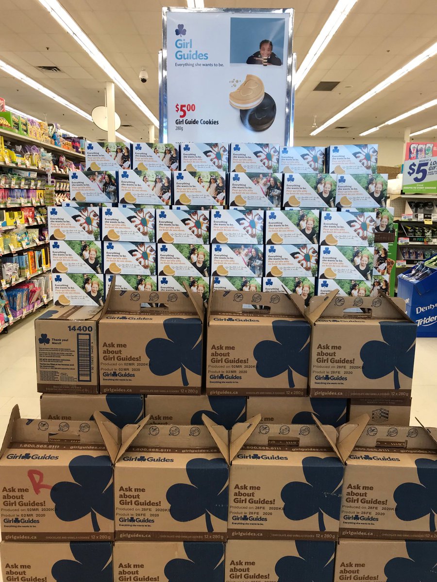 With door-to-door sales currently not an option, starting this afternoon, Girl Guide cookies will be sold in Red Deer LondonDrugs and online at londondrugs.com. In following days, the cookies will be available chainwide.#londondrugs,#girlguides