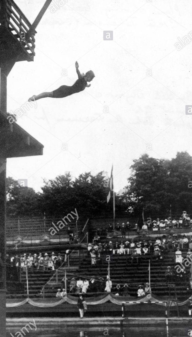 In the decade that followed (1904-1912), three more events would be added: #archery #swimming #diving Still no  #trackandfield!And it wasn’t as if women were unprepared.By then women’s “Field Days” were happening in many locations across the  #English speaking world &  #Europe.