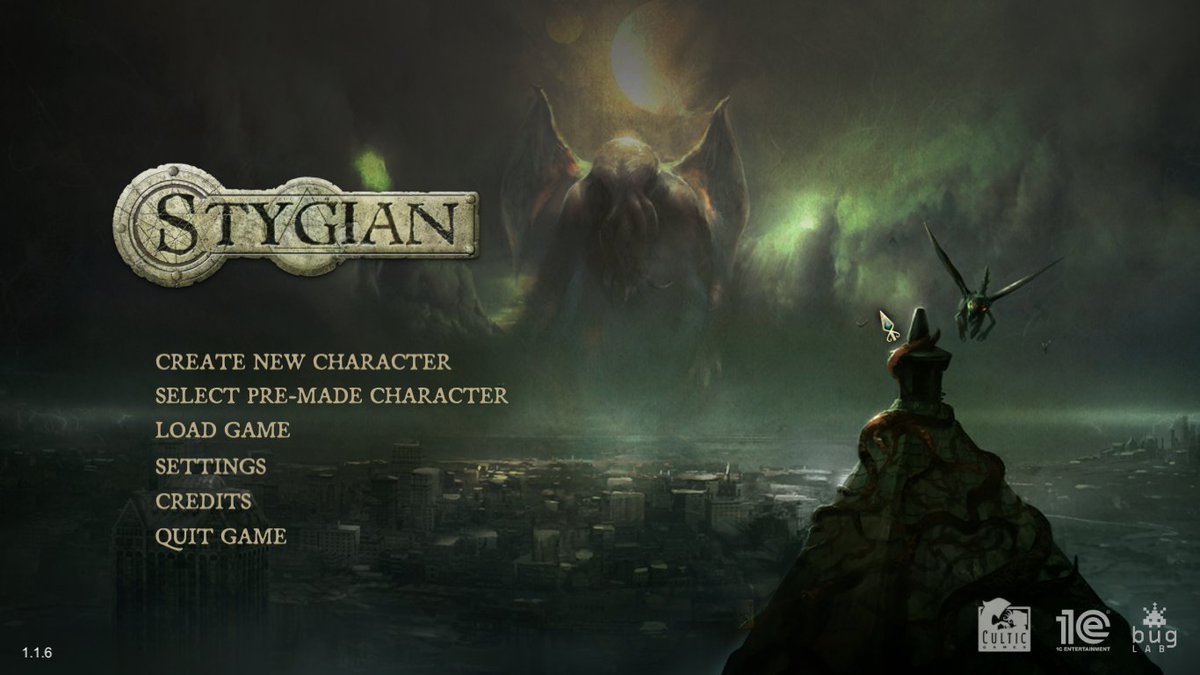 Marindinger's tweet image. Terminando la noche de este sábado de confinamiento catando Stygian: reign of the old ones. Un pequeño juego independiente basado en la obra de Lovecraft, con el que tengo muchas expectativas. #PCGaming #STYGIAN