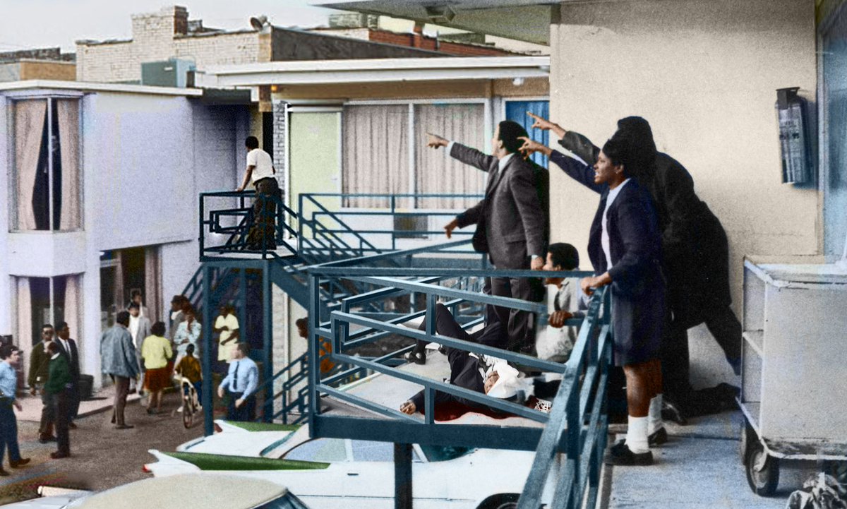BerniceKing's tweet image. 52 years ago, at this moment, my father had been shot on the balcony of Lorraine Motel in Memphis. He was pronounced dead soon after.