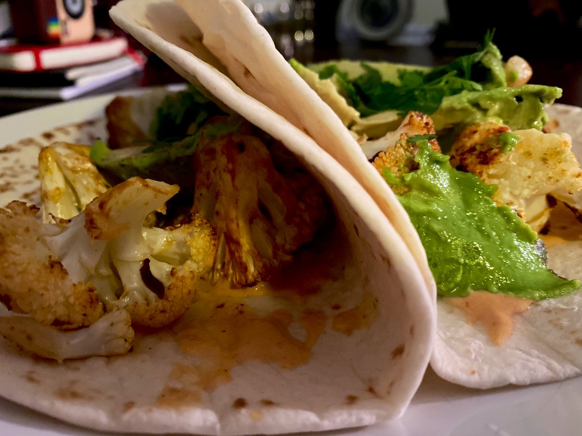 Day  — The best cauliflower tacos paired with a “southside” drink