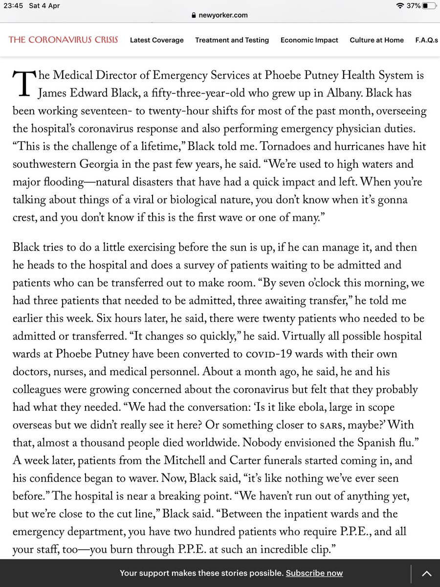 Albany was Georgia’s ground zero.Medical Directors were also making decisions with limited resources. It wasn’t that people were not working hard or willingly.“This is the challenge of a lifetime..you don’t know when it is going to crest...”