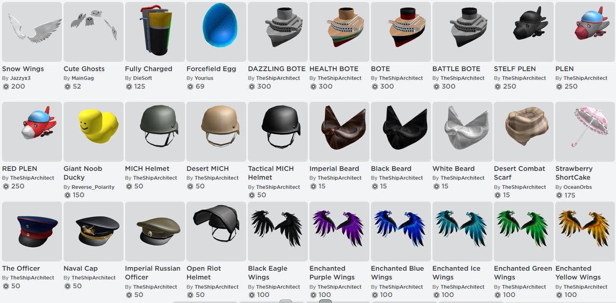 black eagle wings roblox
