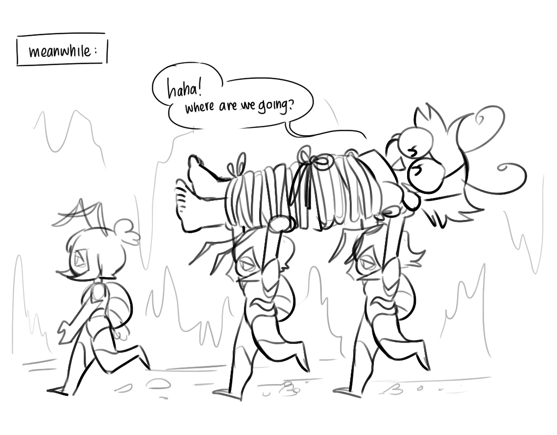 she is in danger.

(a comic sketch that I will never finish :p) 