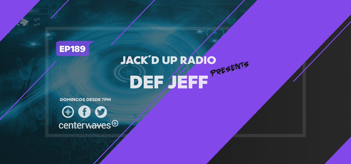 🔴¡EN DIRECTO! (Hasta las 22:00h)
🔊<a href="/JackdUpRadio/">Jack'd Up Radio</a> Ep.189 | <a href="/djdefjeff/">Def Jeff</a>
👤Set invitado:<a href="/tvnoisemusic/">TV Noise</a>, <a href="/danieldejman/">Daniel Dejman</a> &amp; <a href="/dannic/">Dannic</a>

🔗Centerwaves.com