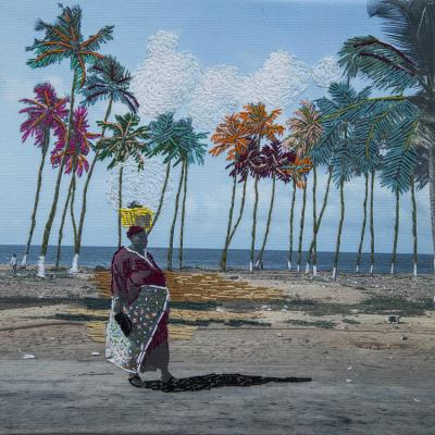 Joana Choumali (1974)Ivoirienne, elle est notamment connue pour sa série "Ça va aller.." (broderies sur photos), suite à l'attentat à Grand-Bassam en 2016. Ses autres séries sont des portrait mettant en avant différentes cultures et traditions africaines.