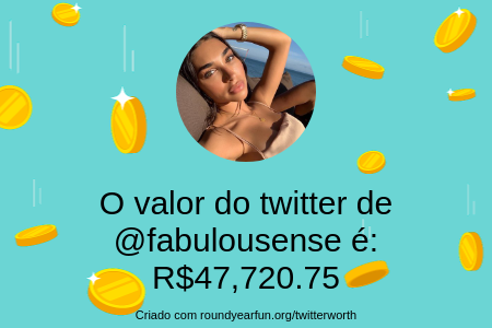 Meu valor no Twitter é: R$47,720.75

Descubra o seu com clockurl.co/key/twitterwor…

⠀