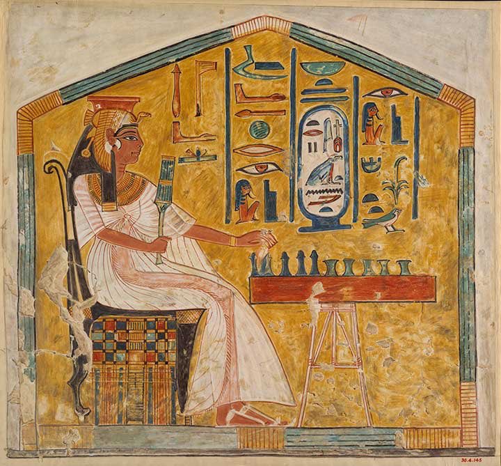 The Field of Reeds, known to the Egyptians as A'aru, was a mirror image of one's life on earth, so the aim of every ancient Egyptian was to make that life worth living eternally.The board game of Senet was very popular and represented one's journey in life to eternity.