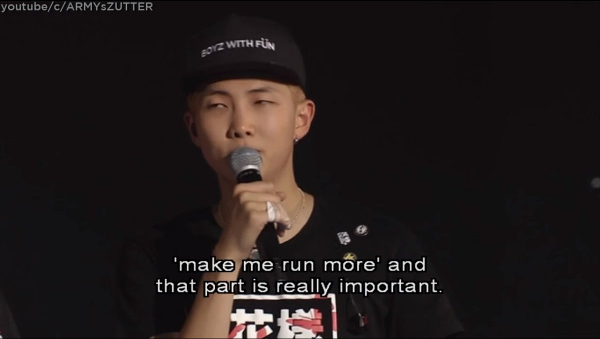 Remember when Namjoon said they were figuring out what to do with the B part of "Run"& Taehyung solved it with his melody.