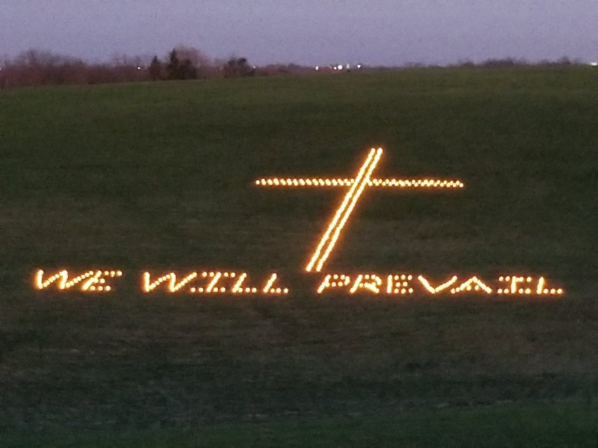 Here is a photo from Grafton Farms near Steubenville. No matter what religion - we will prevail.  #InThisTogetherOhio