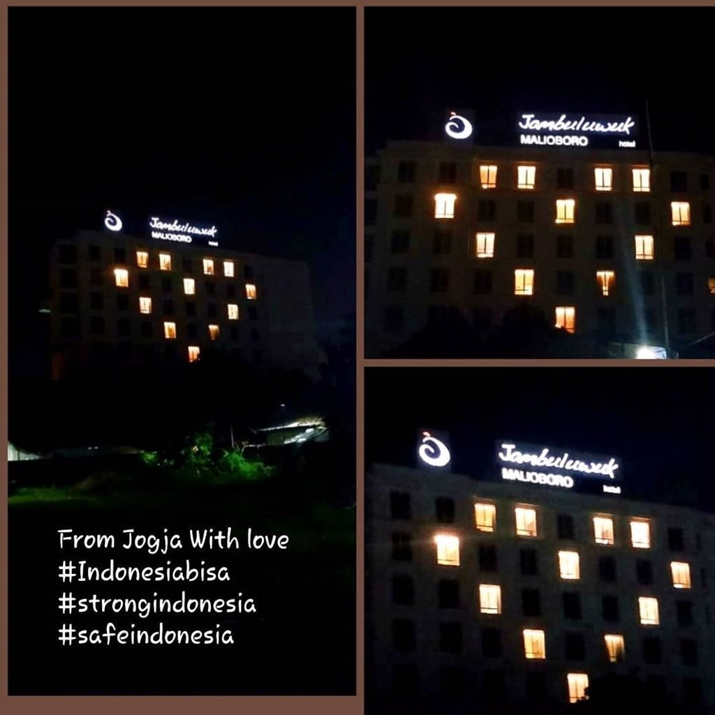 astronotsejarah's tweet photo. From Jogja with Love
#strongindonesia
#safeindonesia https://t.co/fpllDAScmj