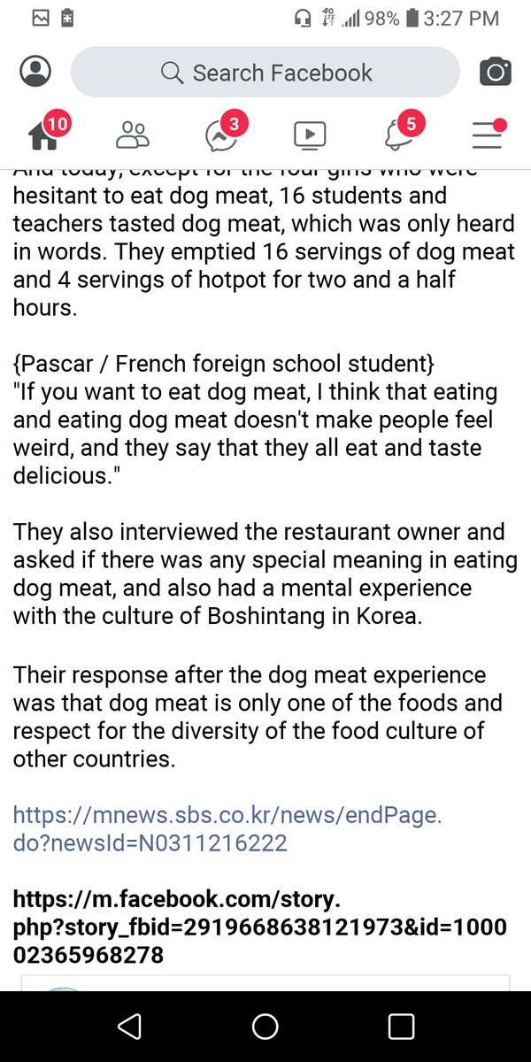 Disgusting #frenchstudents and teacher eat dogmeat. #France is the biggest lovers of dog meat. How revolting these people are.
news.sbs.co.kr/news/endPage.d…