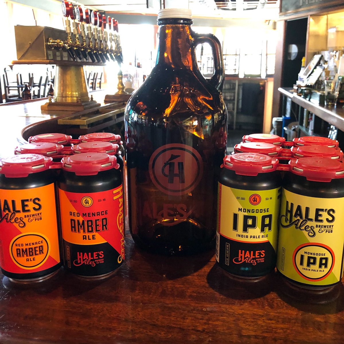 Hey, you! Yes. You! 

Come on down to Hales Ales for a $8 growler fill, a keg to ramp up your stay home experience and/or a 6-pack! 

(Insider tip: purchase a Hales Ales 6-pack and get a FREE El Camion taco. Because, is there anything better than beer and tacos?! No.)