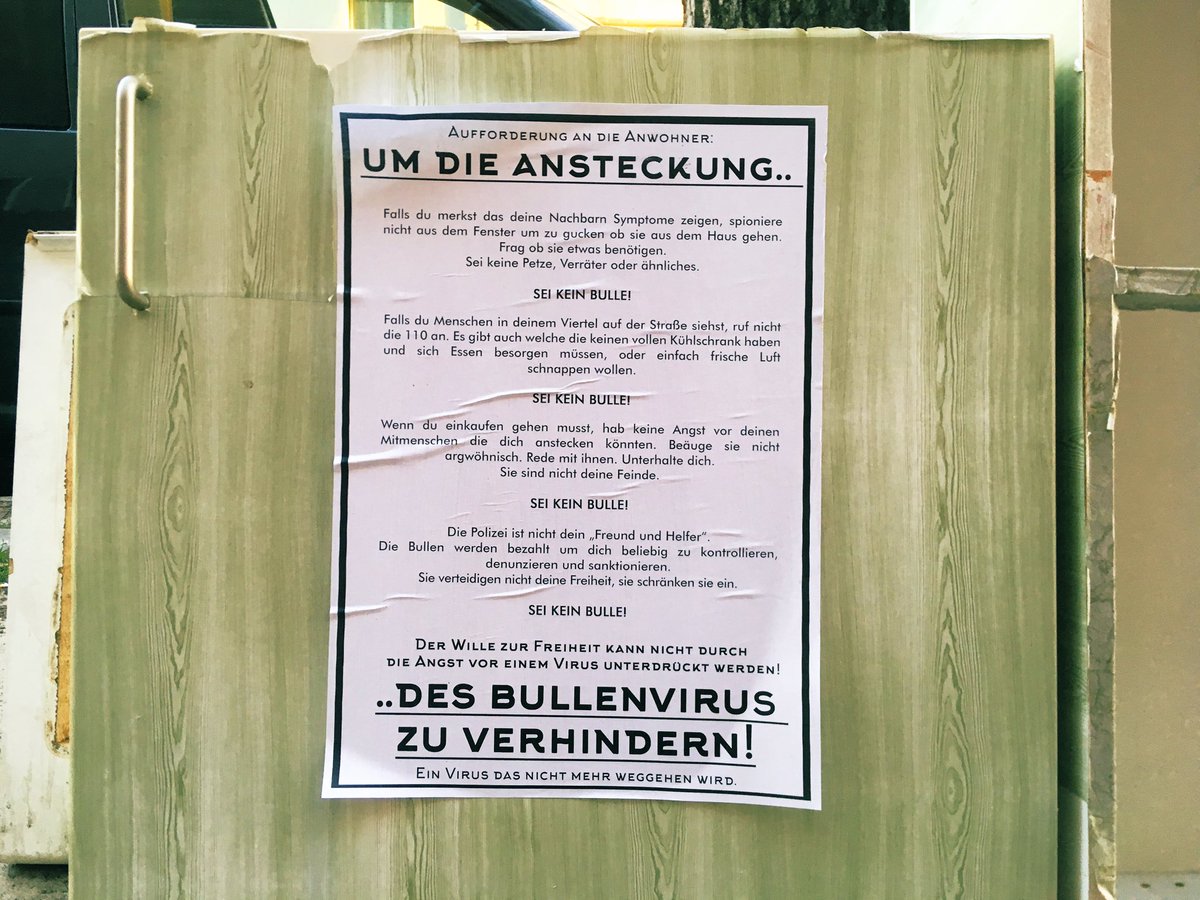 seemstobeaverb's tweet photo. Sei kein Bulle. #neukoellnliebe https://t.co/5f1KDbBoYq