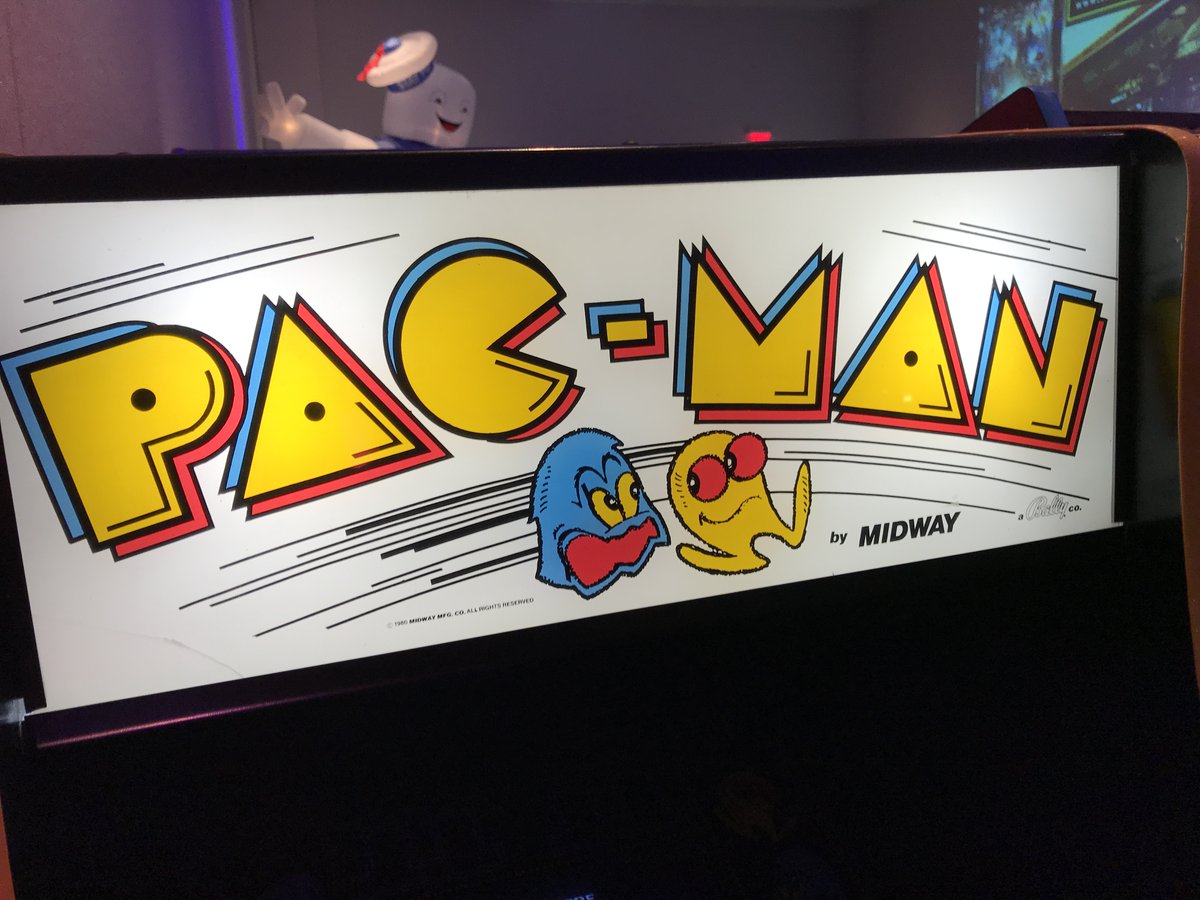 Day 95: Pac-Typography! As a designer, I'm very interested in the origins & evolution of the  #PacMan logo, and how much of the brand ethos it contains. The original designer is unknown, but I dig how the logo has changed & morphed over decades, across media and creators.